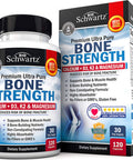 Bone Strength Supplement with Calcium D3 K2 Magnesium Highly Absorbable Vitamin Blend for Bone Muscle Support NonConstipating Formula 8 Bone Building Nutrients 120 Count