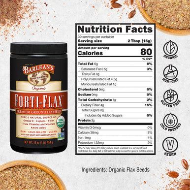 Barlean's Organic Oils Organic Forti-Flax Flaxseed