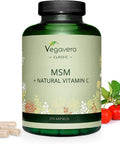 MSM Capsules VegaveroÃƒâ€šÃ‚Â® | 2100 mg | with Natural Vitamin C | NO ADDITIVES | 270 Capsules | Vegan & Lab-Tested Methylsulfonylmethane