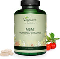 MSM Capsules VegaveroÃƒâ€šÃ‚Â® | 2100 mg | with Natural Vitamin C | NO ADDITIVES | 270 Capsules | Vegan & Lab-Tested Methylsulfonylmethane