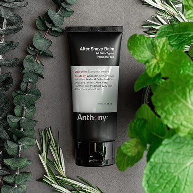 Anthony After Shave Balm for Men ÃƒÂ¢Ã¢â€šÂ¬Ã¢â‚¬Å“ Cooling Lotion with Vitamins A, C, & E Plus Aloe Vera and Natural Botanical Extracts Soothes and Moisturizes All Skin Types ÃƒÂ¢Ã¢â€šÂ¬Ã¢â‚¬Å“ 3 Fl Oz