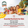 Barlean's Omega Pals Chirpin' Slurpin' Omega 3 For Kids Yummy Lemonade Flavored Children'S Liquid Fish Oil Supplement With 540 Mg Of Epa and Dha For Brain and Eye Health 8 Oz
