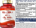 Calcium With Vitamin D3 | K2 D3 Vitamin Supplement | Bone And Joint Double Pack Bundle | By Horbaach