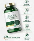 Carlyle Chlorella Tablets Organic 500 Mg | 1000 Count | Vegetarian, Non-Gmo, And Gluten Free