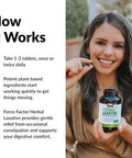 Force Factor Herbal Laxative for Constipation Relief for Adults Digestion Supplement Made with Senna to Cleanse Detox and Soothe Laxatives for Constipation for Women and Men 250 Tablets