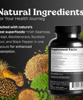Atlantic Naturals Sea Moss Capsules With Moringa Ashwagandha Black Seed Oil Ginger & Ginseng â€“ Atlantic Sea Moss Supplements For Men And Women â€“ For Daily Energy & Wellness Blend â€“ 120 Count