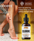 SIRUNES Quinine Tincture Extract Quinine Dried Bark Herbal Supplement Quinine Immune System Support Cinchona Bark Liquid Drops Alcohol And Gluten Free-4 Fl Oz