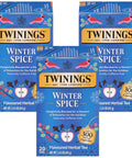 Twinings Lemon & Ginger, Caffeine-Free Herbal Tea Bags, 100 CT Box (1 Pack) | Spicy & Tangy, Ginger, Lemon Peel, Lemongrass, Blackberry Leaves, Soothe Digestion, 100 Foil Lined Individually Wrapped Bags