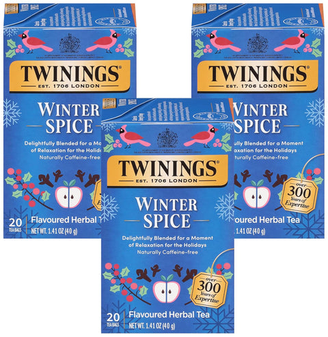 Twinings Lemon & Ginger, Caffeine-Free Herbal Tea Bags, 100 CT Box (1 Pack) | Spicy & Tangy, Ginger, Lemon Peel, Lemongrass, Blackberry Leaves, Soothe Digestion, 100 Foil Lined Individually Wrapped Bags