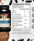 Barlean'S Lignan Flaxseed Oil Softgels Cold-Pressed Flax Seed Supplement With 1550 Mg Ala Omega-3 Fatty Acids For Joint & Heart Health 1000Mg 250 Ct