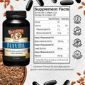 Barlean'S Lignan Flaxseed Oil Softgels Cold-Pressed Flax Seed Supplement With 1550 Mg Ala Omega-3 Fatty Acids For Joint & Heart Health 1000Mg 250 Ct