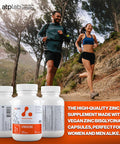 Atp Lab Synerzinc 90 Caps - Vegan Zinc Supplement For Men And Women - Zinc Mineral Supplements - Healthy Skin - Zinc Vitamins For Adults