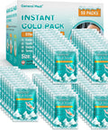 General Medi Instant Ice Cold Pack 4 x 5.5 Disposable Cold Therapy Ice Packs for Pain Relief Swelling Inflammation Sprains Toothache for Athletes and Outdoor Activities