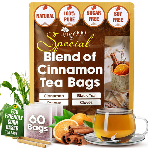 TOG999 Premium Turmeric Ginger Cinnamon Tea, 120 Bags