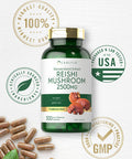 Carlyle Reishi Mushroom Supplement 2500Mg | 300 Capsules | Non-Gmo, Gluten Free Reishi Mushroom Extract
