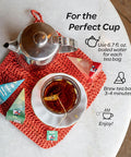 Lazi ka Lazika Tea Variety Pack Black Green and Herbal Tea Assortment Tea Sampler Set Assorted Tea Variety Pack with Pyramid Tea Bags Tea Set 10 Counts