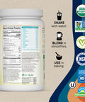 Garden of Life Organic Vegan Unflavored Protein Powder 22G Complete Plant Based Raw Protein and Bcaas Plus Probiotics and Digestive Enzymes For Easy Digestion Non-Gmo Gluten-Free Lactose Free 1.2 Lb