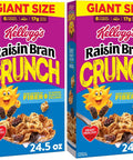 Kellogg's Cocoa Krispies Breakfast Cereal, Kids Snacks, Family Breakfast, Family Size, Chocolatey Flavor, 19oz Box (1 Box)