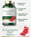 Carlyle Schisandra Supplement 1160 mg | 200 Capsules | Berry Fruit Extract | Non-GMO and Gluten