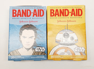 Star Wars Johnson & Johnson Band-Aid Brand Adhesive Bandages Assorted (Set Of 2) (20 Count)
