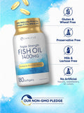 Carlyle Triple Strength Fish Oil | 1400Mg | 180 Softgels | Omega 3 Supplement | Non-Gmo, Gluten Free