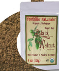 Foothills Naturals Organic Black Walnut Hull Powder - 4 Ounces (113 Grams)