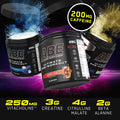 Applied Nutrition ABE Pre Workout All Black Everything Pre Workout Powder Energy and Physical Performance with Citrulline Creatine Beta Alanine (375g 30 Servings) (Candy Ice Blast)