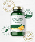 Carlyle Liposomal Vitamin C 1650mg | 250 Softgels | High Potency | Non-GMO, Gluten Free