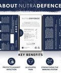 Nutra Tea NUTRADEFENCE - Cold and Flu Tea | Immunity Tea - Supports & Boosts The Immune System Includes Elderberry Eucalyptus and Licorice Root - 20 Enveloped Tea Bags Herbal Tea