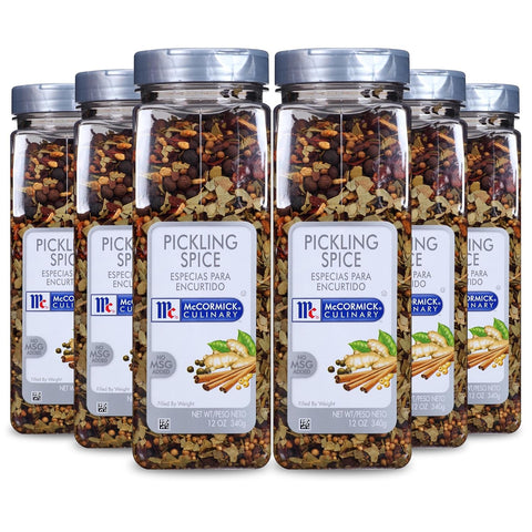 McCormick Culinary Pickling Spice, 12 oz - One 12 Ounce Container of Mixed Pickling Spice, Best for Seasoning Pickles, Corned Beef, Pot Roasts and More