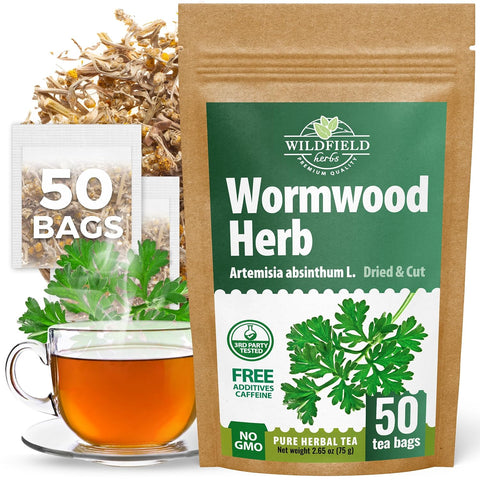 50 Bags White Mulberry Tea Mulberry Leaf Herbal Tea (Morus Alba) - 50 Count 1.5g Bags Herb Hoja De Morera