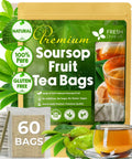 FreshDrinkUS, Premium 120 Mulberry Leaf Tea Bags, 100% Natural & Pure from Mulberry Leaves. Loose Leaf Herbal Tea. Made with Natural Material Tea Bags. No Sugar, No Caffeine, No Gluten, Vegan.