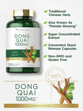 Carlyle Dong Quai Capsules | 1000mg | 250 Count | Non-GMO and Gluten Supplement | Traditional Herb