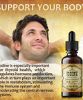 HERBALICIOUS Natural Iodine Extract - Sea Kelp - Drops For Thyroid Function Support, Digestion, Energy Boost - Liquid Dietary Supplement - Vegetarian-Friendly Formula - 2Oz Bottle
