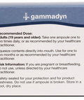 UNDA GAMMADYN Li | Lithium Oligo-Element Supplement | 30 Ampoules