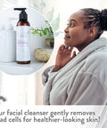 Eva Naturals Anti-Aging Glycolic Acid Cleanser (6 oz) - Acne Treatment and Exfoliating Face Wash to Reduce Wrinkles and Improve Skin's Moisture and Glow - With Alpha Hydroxyl Acid, Aloe and Vitamin E