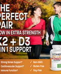Bronson Vitamin K2 (MK7) with D3 Extra Strength Supplement Bone Health Non-GMO Formula 10,000 IU Vitamin D3 & 120 mcg Vitamin K2 MK-7 Easy to Swallow Vitamin D & K, 120 Capsules