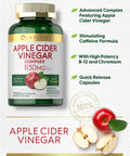Carlyle Apple Cider Vinegar Capsules | Apple Lean | 200 Pills | Non-Gmo & Gluten Free Supplement | With Diet Plan