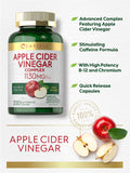 Carlyle Apple Cider Vinegar Capsules | Apple Lean | 200 Pills | Non-Gmo & Gluten Free Supplement | With Diet Plan