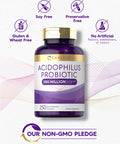 Carlyle Acidophilus Probiotic | 500 Million Cfu | 250 Capsules Non-Gmo & Gluten Free | Probiotic For Men & For Women