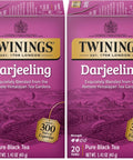 Twinings Lemon & Ginger, Caffeine-Free Herbal Tea Bags, 100 CT Box (1 Pack) | Spicy & Tangy, Ginger, Lemon Peel, Lemongrass, Blackberry Leaves, Soothe Digestion, 100 Foil Lined Individually Wrapped Bags