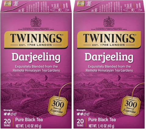 Twinings Lemon & Ginger, Caffeine-Free Herbal Tea Bags, 100 CT Box (1 Pack) | Spicy & Tangy, Ginger, Lemon Peel, Lemongrass, Blackberry Leaves, Soothe Digestion, 100 Foil Lined Individually Wrapped Bags