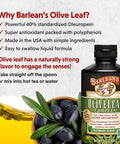 Barlean's Olive Leaf Complex Peppermint Flavor 16 Oz (454 G)