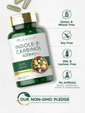 Carlyle Indole-3-Carbinol (I3C) 400mg | 120 Capsules | Advanced Formula with Broccoli Extract | Non-GMO Gluten