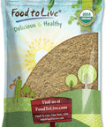 Food to Live Organic Omega Power Flax and Chia Seeds Blend, 8 Oz Cold-Milled from Whole Seeds, Non-GMO, Vegan, Kosher, Bulk. Rich in Omega 3 Fatty Acids. Perfect for Smoothies and Shakes