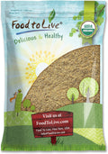 Food to Live Organic Omega Power Flax and Chia Seeds Blend, 8 Oz Cold-Milled from Whole Seeds, Non-GMO, Vegan, Kosher, Bulk. Rich in Omega 3 Fatty Acids. Perfect for Smoothies and Shakes