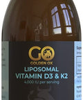 Golden Ox Liposomal Vitamin D3 & K2 250ml
