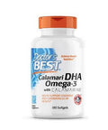 Calamari Dha With Calamarine 180 Soft Gels By Doctors Best