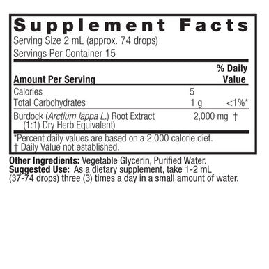 Nature'S Answer Burdock Root - 1 fl oz