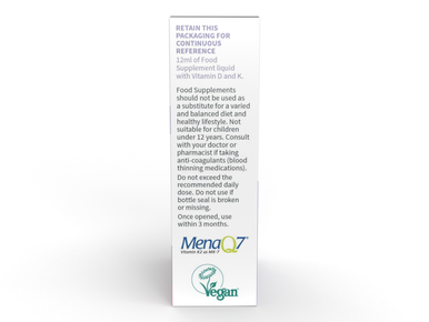 Avacare Vitamin D3 + K2 Adult 12ml